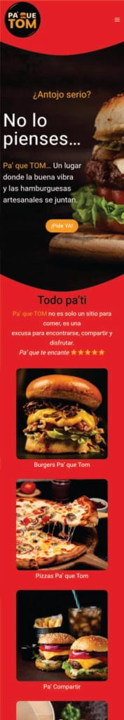 plantilla Pa'que TOM plan business