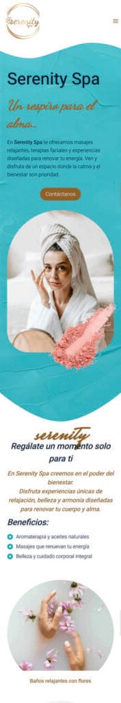 plantilla serenityspa plan pro